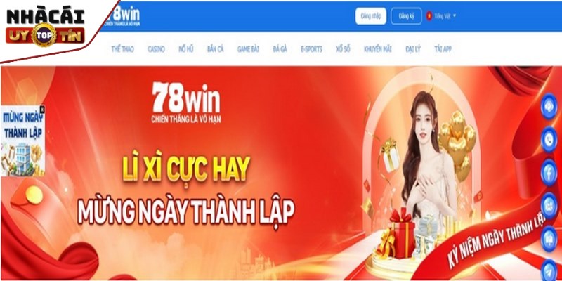 78Win - Thỏa mãn đam mê cá cược với chất lượng hàng đầu 1 78Win được biết đến là thương hiệu nhà cái hàng đầu tại khu vực Đông Nam Á