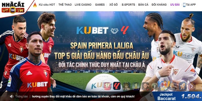 Kubet - Thiên đường cá cược, cơ hội thắng lớn trong tầm tay 3 Chuyên mục cá cược thể thao đa dạng bộ môn nổi tiếng