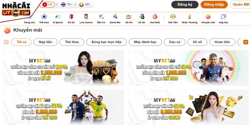 Mybet88 khẳng định uy tín trên thị trường cá cược trực tuyến 3 Chỉ cần là hội viên của nhà cái bạn sẽ nhận được ngàn ưu đãi độc quyền