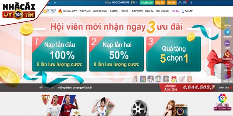 Khuyến mãi Kubet - Ưu đãi hấp dẫn giành cho hội viên 2 Vô vàn những ưu đãi hấp dẫntại Kubet lôi cuốn và khiến bet thủ hào hứng