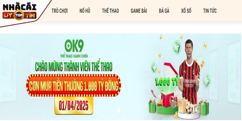 OK9 – Nhà cái uy tín hàng đầu thị trường trực tuyến 2 Nền tảng là điểm đến lý tưởng để trải nghiệm cá cược với nhiều ưu điểm vượt trội